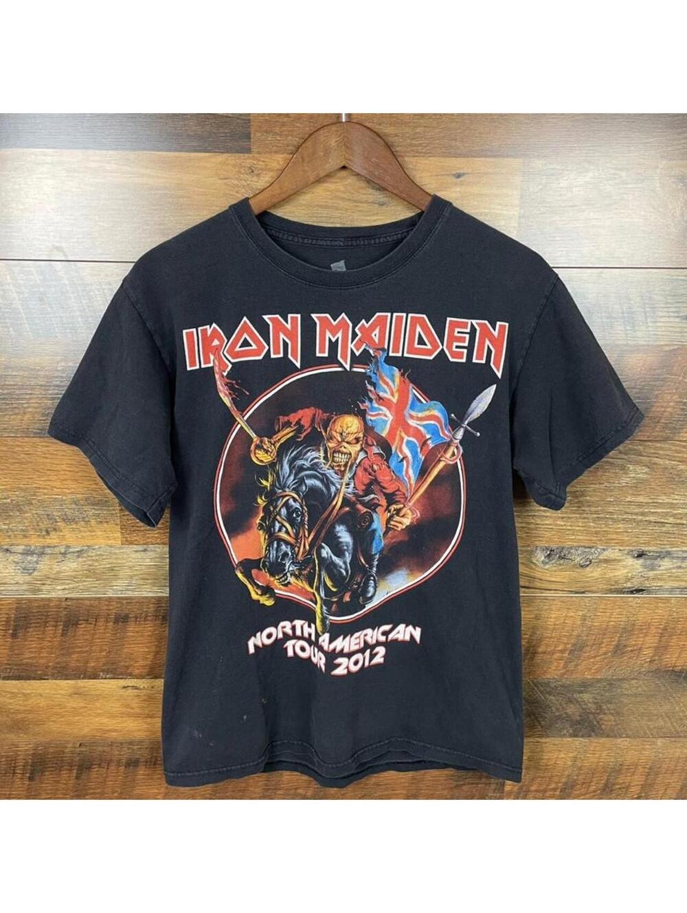 Iron Maiden 2012 North American Tour T-Shirt Size Medium Maiden England